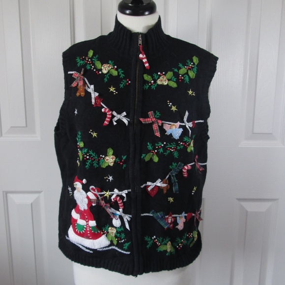 studio joy Sweaters - Studio Joy Christmas Holiday Sweater vest
